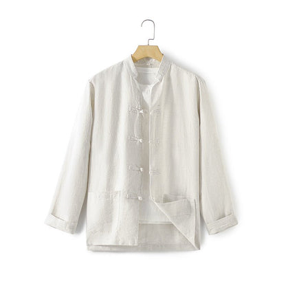 Linen Shirt Chinese-style Loose Men - RALO COLLECTION STUDIO