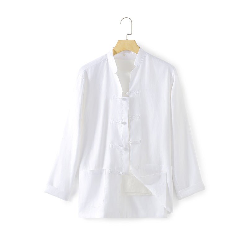 Linen Shirt Chinese-style Loose Men - RALO COLLECTION STUDIO