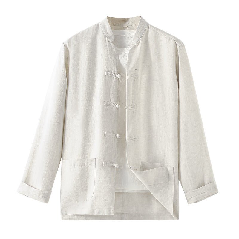 Linen Shirt Chinese-style Loose Men - RALO COLLECTION STUDIO