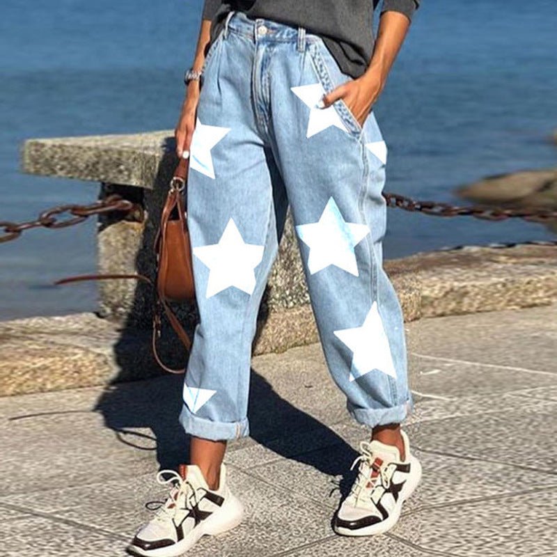 Long Pants Loose Casual Five-pointed Star - RALO COLLECTION STUDIO