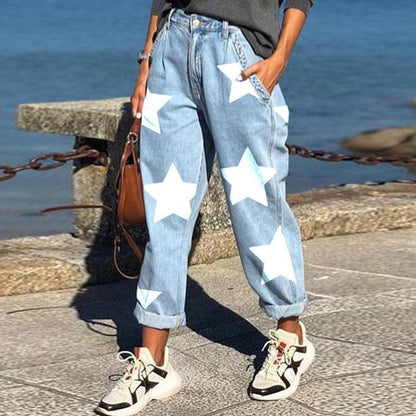 Long Pants Loose Casual Five-pointed Star - RALO COLLECTION STUDIO
