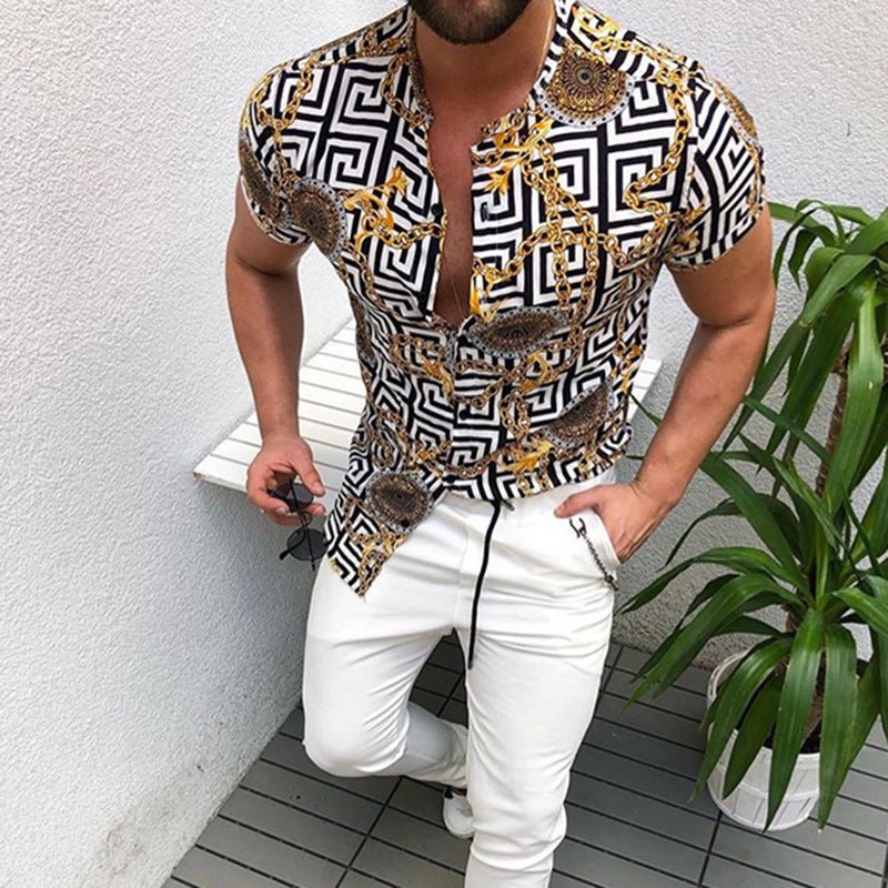 Loose Shirt Literary And Leisure Long-Sleeved Shirt Men - RALO COLLECTION STUDIO