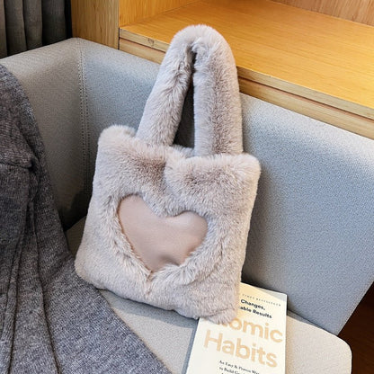 Ralo Winter Love Plush Shoulder Bag - RALO COLLECTION STUDIO