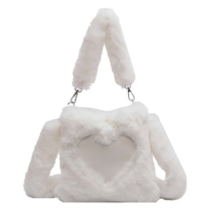 Ralo Winter Love Plush Shoulder Bag - RALO COLLECTION STUDIO