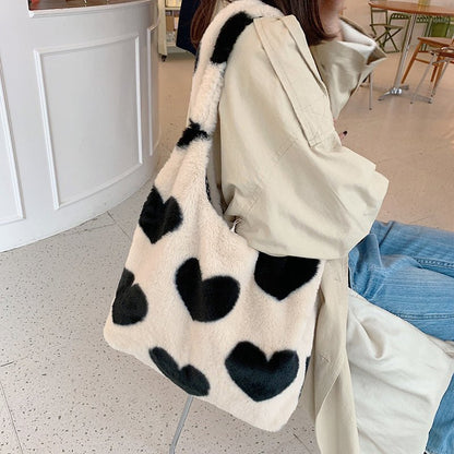 Ralo Double-Sided Love Heart Winter Shoulder Bag - RALO COLLECTION STUDIO