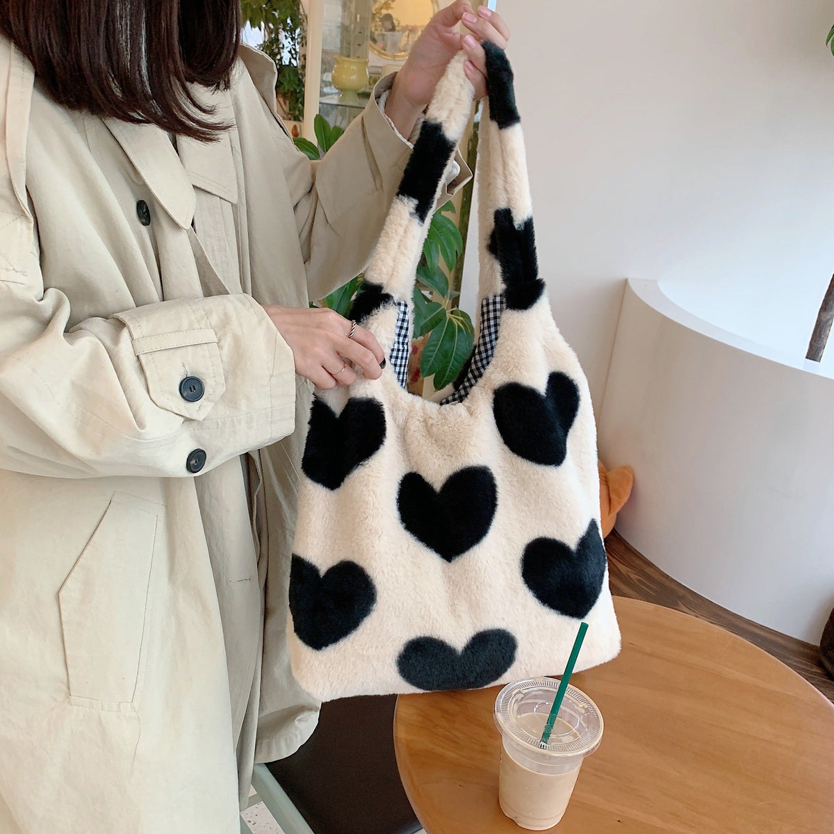 Ralo Double-Sided Love Heart Winter Shoulder Bag - RALO COLLECTION STUDIO