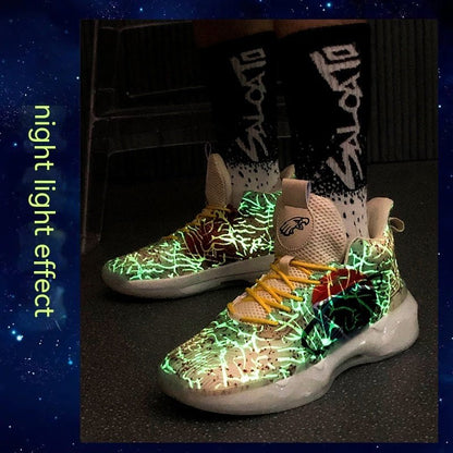 Luminous High-top Basketball Shoes - RALO COLLECTION STUDIO