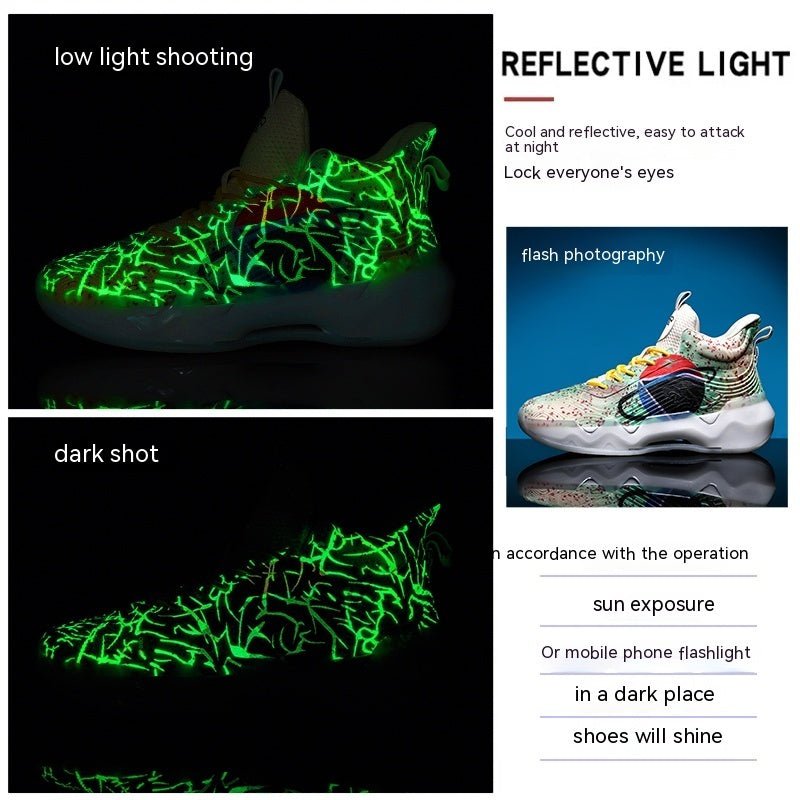 Luminous High-top Basketball Shoes - RALO COLLECTION STUDIO