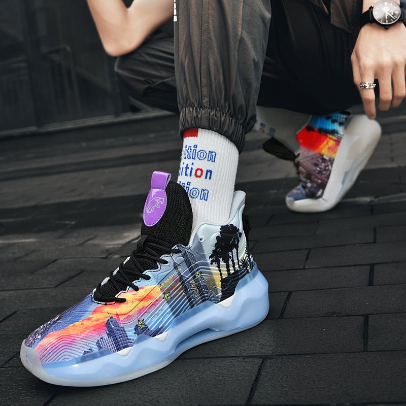 Luminous High-top Basketball Shoes - RALO COLLECTION STUDIO