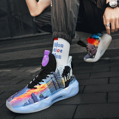 Luminous High-top Basketball Shoes - RALO COLLECTION STUDIO