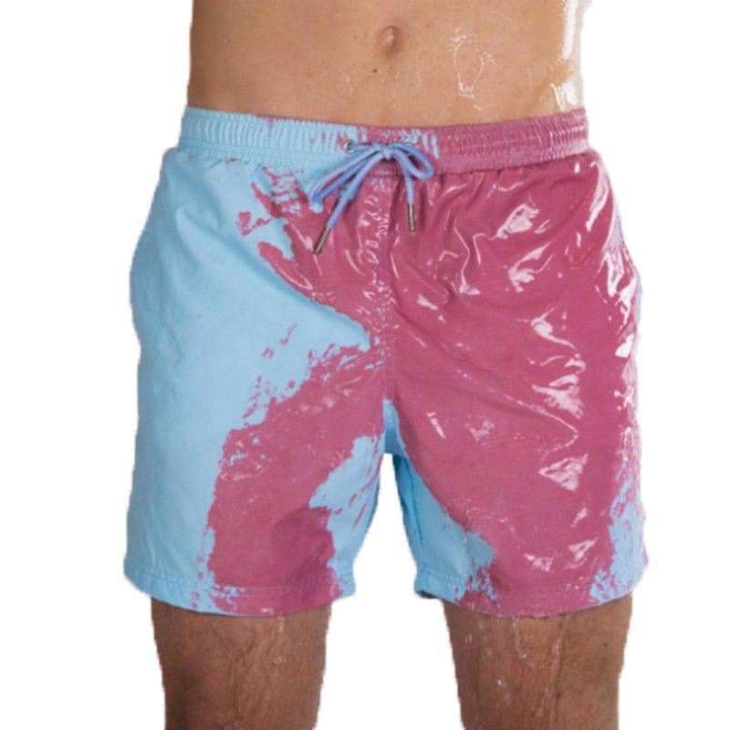 Magical Change Color Beach Shorts Summer Men Swimming Trunks Swimwear Swimsuit Quick Dry bathing shorts Beach Pant - RALO COLLECTION STUDIO