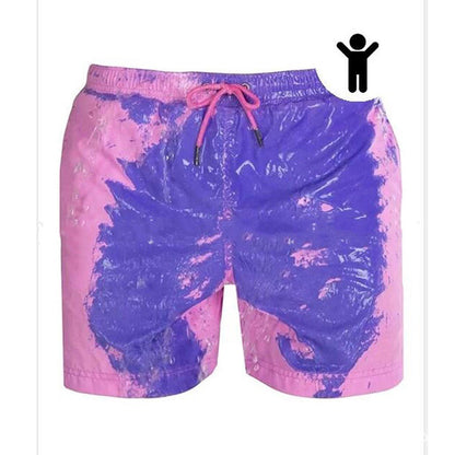 Magical Change Color Beach Shorts Summer Men Swimming Trunks Swimwear Swimsuit Quick Dry bathing shorts Beach Pant - RALO COLLECTION STUDIO