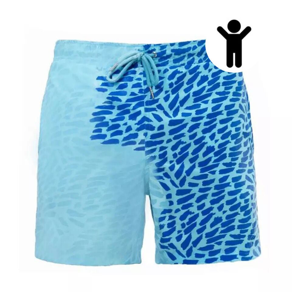 Magical Change Color Beach Shorts Summer Men Swimming Trunks Swimwear Swimsuit Quick Dry bathing shorts Beach Pant - RALO COLLECTION STUDIO