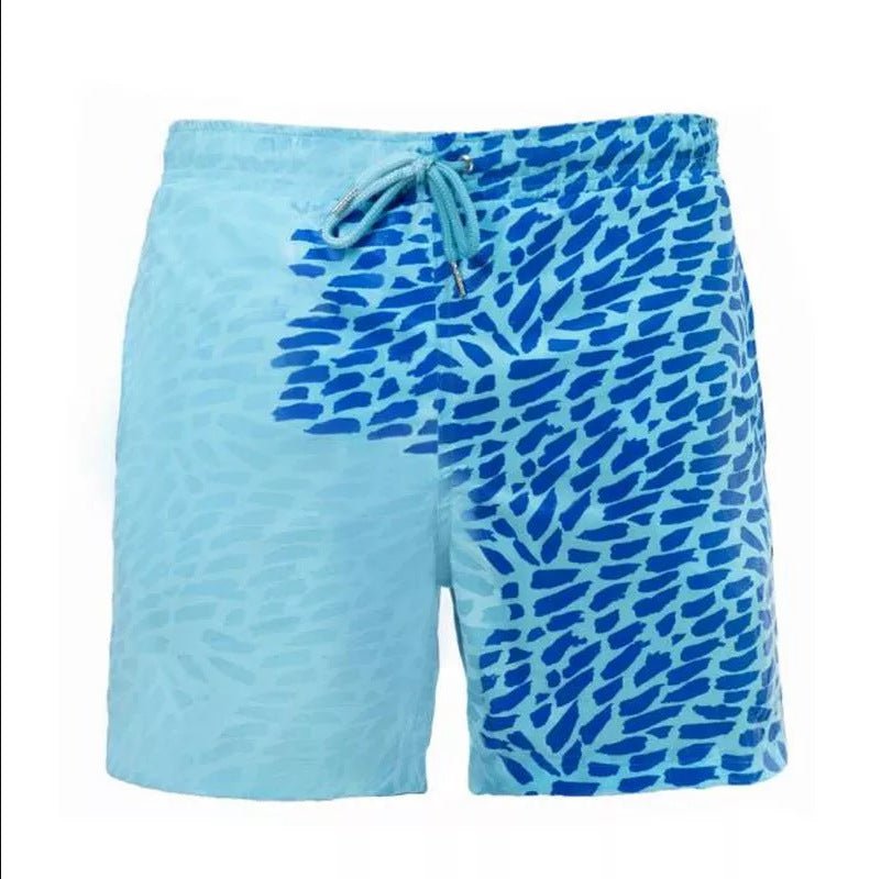 Magical Change Color Beach Shorts Summer Men Swimming Trunks Swimwear Swimsuit Quick Dry bathing shorts Beach Pant - RALO COLLECTION STUDIO
