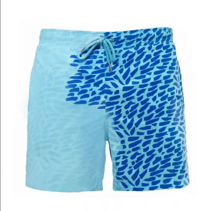 Magical Change Color Beach Shorts Summer Men Swimming Trunks Swimwear Swimsuit Quick Dry bathing shorts Beach Pant - RALO COLLECTION STUDIO
