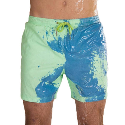 Magical Change Color Beach Shorts Summer Men Swimming Trunks Swimwear Swimsuit Quick Dry bathing shorts Beach Pant - RALO COLLECTION STUDIO