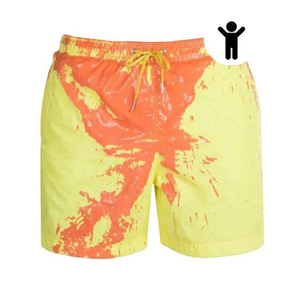 Magical Change Color Beach Shorts Summer Men Swimming Trunks Swimwear Swimsuit Quick Dry bathing shorts Beach Pant - RALO COLLECTION STUDIO