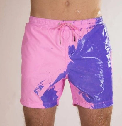 Magical Change Color Beach Shorts Summer Men Swimming Trunks Swimwear Swimsuit Quick Dry bathing shorts Beach Pant - RALO COLLECTION STUDIO
