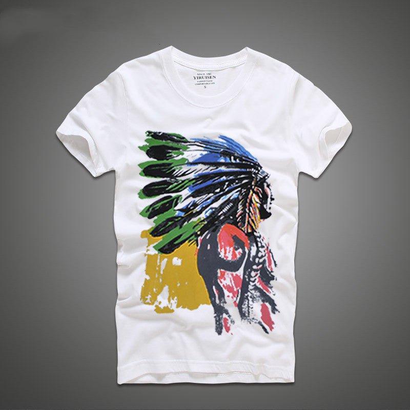 Men Short Sleeved T Shirt Pure Cotton - RALO COLLECTION STUDIO