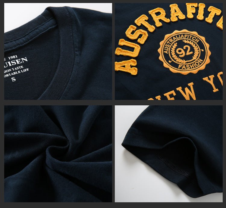 Men Short Sleeved T Shirt Pure Cotton - RALO COLLECTION STUDIO