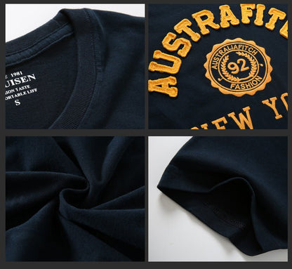 Men Short Sleeved T Shirt Pure Cotton - RALO COLLECTION STUDIO