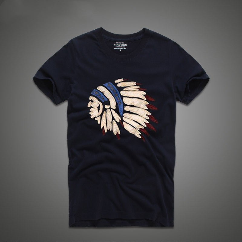 Men Short Sleeved T Shirt Pure Cotton - RALO COLLECTION STUDIO