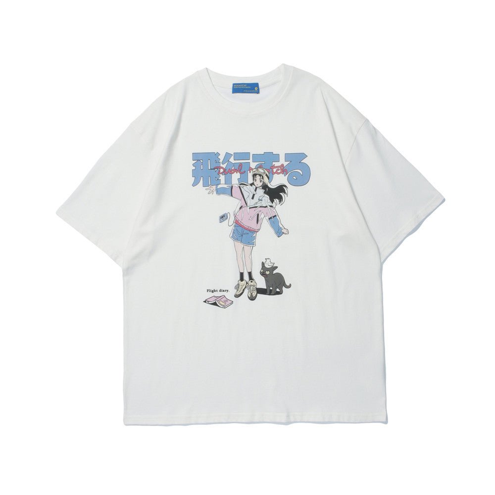 Men's Anime Print Short-sleeved T-shirt - RALO COLLECTION STUDIO