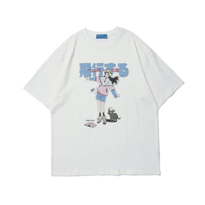 Men's Anime Print Short-sleeved T-shirt - RALO COLLECTION STUDIO