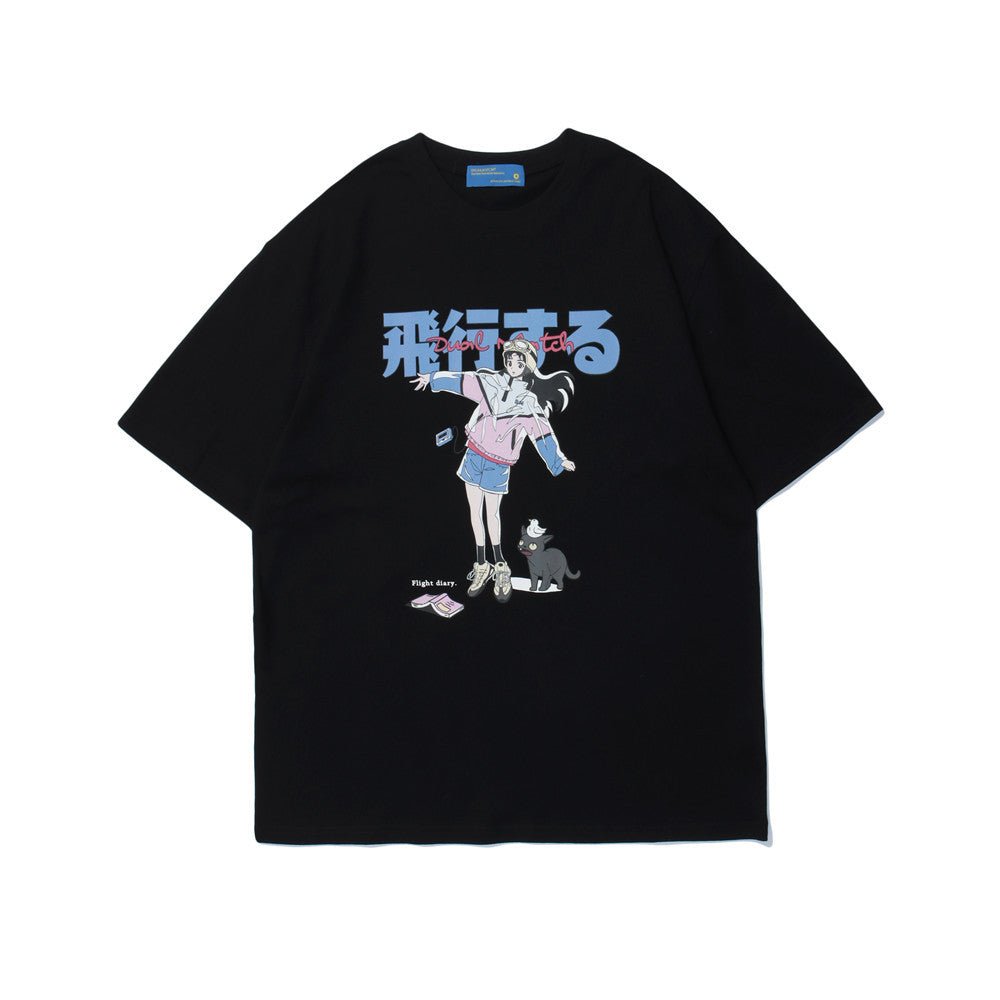 Men's Anime Print Short-sleeved T-shirt - RALO COLLECTION STUDIO