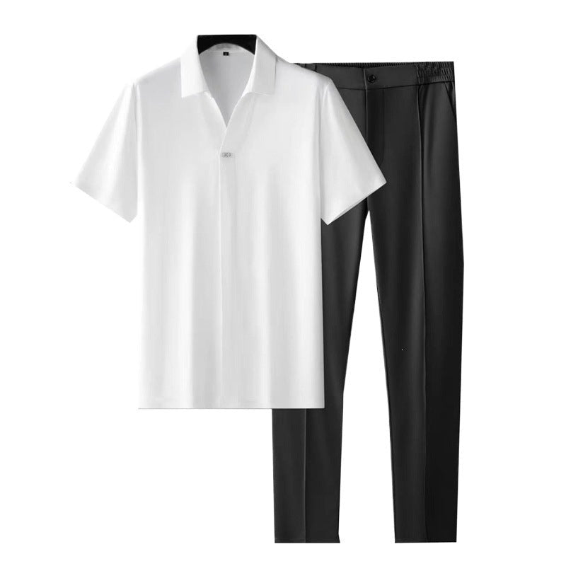 Mens Business-Casual Sports Two-Piece Set - RALO COLLECTION STUDIO