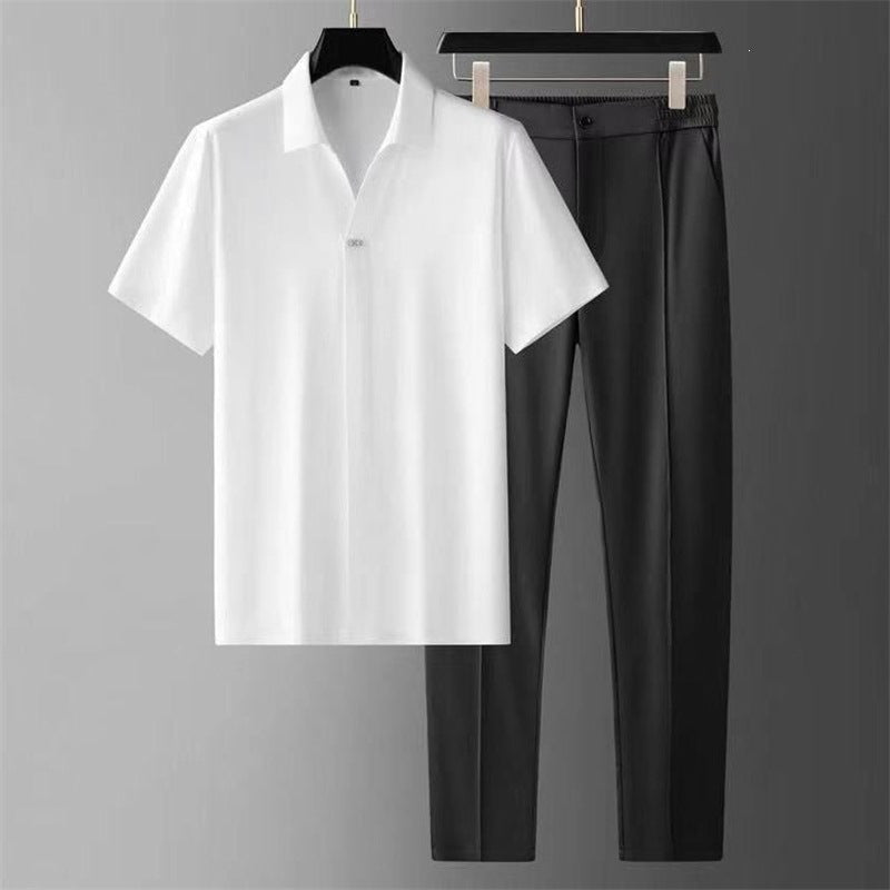 Mens Business-Casual Sports Two-Piece Set - RALO COLLECTION STUDIO