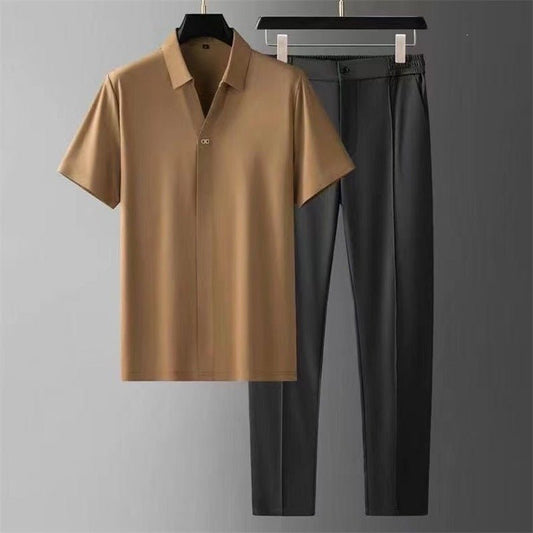 Mens Business-Casual Sports Two-Piece Set - RALO COLLECTION STUDIO