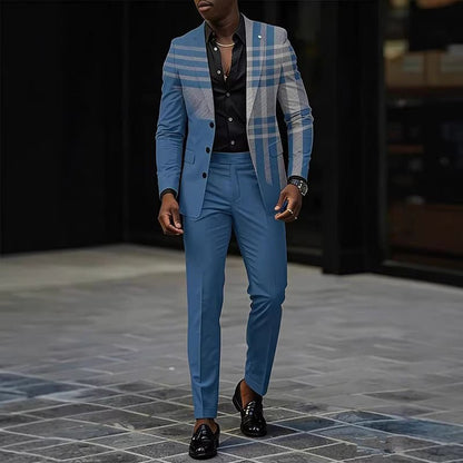 Mens Business-Casual Suit Pants Two-Piece Set - RALO COLLECTION STUDIO