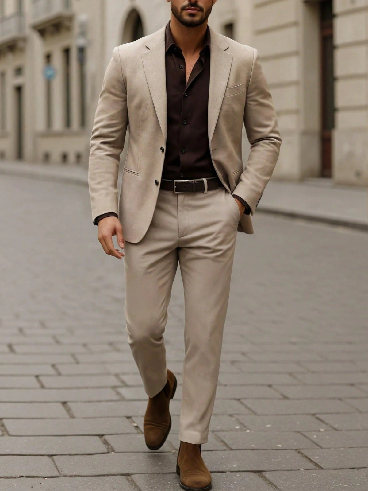 Mens Business Formal Suit Set - RALO COLLECTION STUDIO