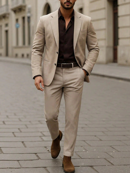 Mens Business Formal Suit Set - RALO COLLECTION STUDIO