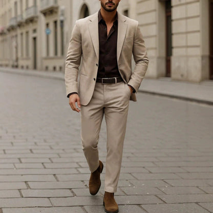 Mens Business Formal Suit Set - RALO COLLECTION STUDIO