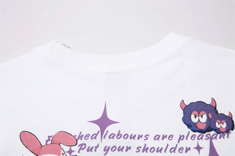Men's Cartoon Anime Print Long Sleeve T-shirt - RALO COLLECTION STUDIO