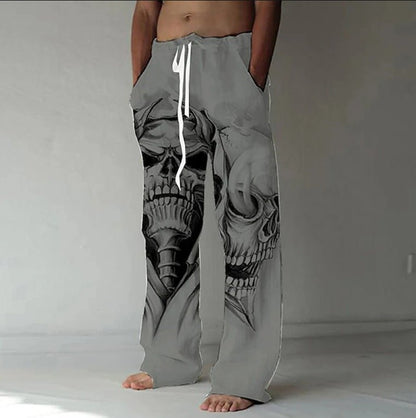 Mens Casual Beach Pants With Digital Print - RALO COLLECTION STUDIO