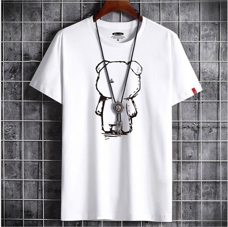 Mens Casual Bear Anime T Shirt - RALO COLLECTION STUDIO