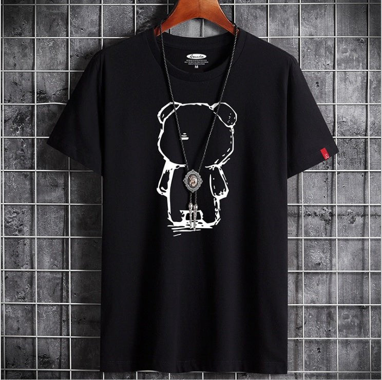 Mens Casual Bear Anime T Shirt - RALO COLLECTION STUDIO