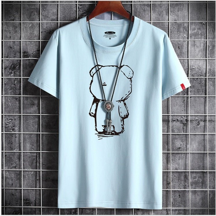 Mens Casual Bear Anime T Shirt - RALO COLLECTION STUDIO