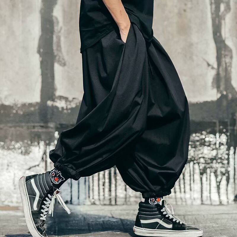 Mens Casual Dark Ankle-length Jogger Pants - RALO COLLECTION STUDIO