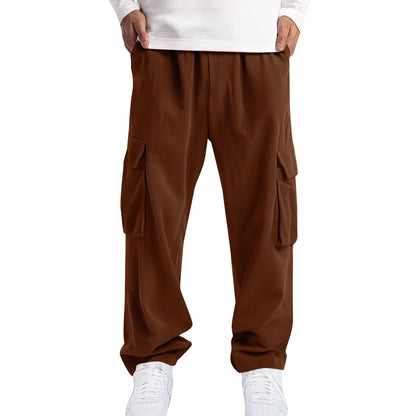 Mens Casual Sporty Corduroy Jogger Work Pants - RALO COLLECTION STUDIO