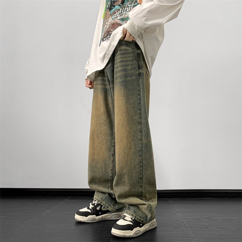 Mens Casual Straight-leg Workwear Pants - RALO COLLECTION STUDIO
