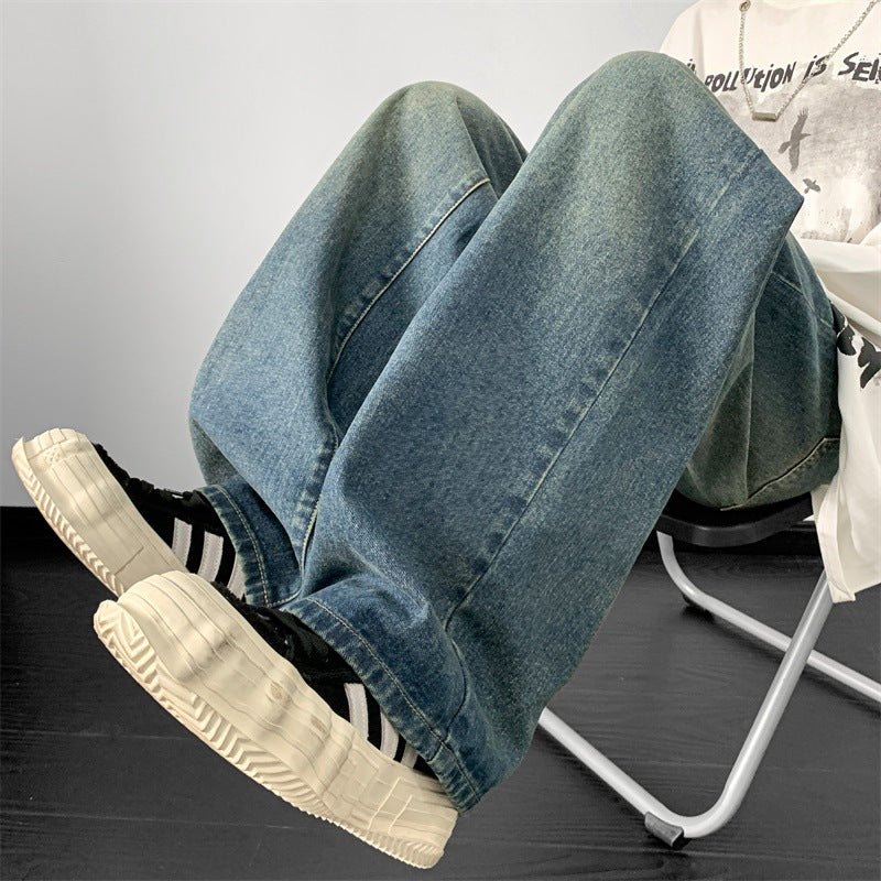 Mens Casual Straight-leg Workwear Pants - RALO COLLECTION STUDIO
