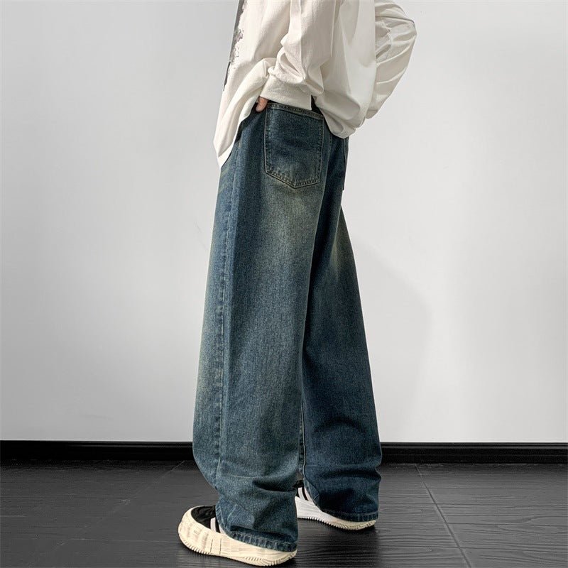 Mens Casual Straight-leg Workwear Pants - RALO COLLECTION STUDIO