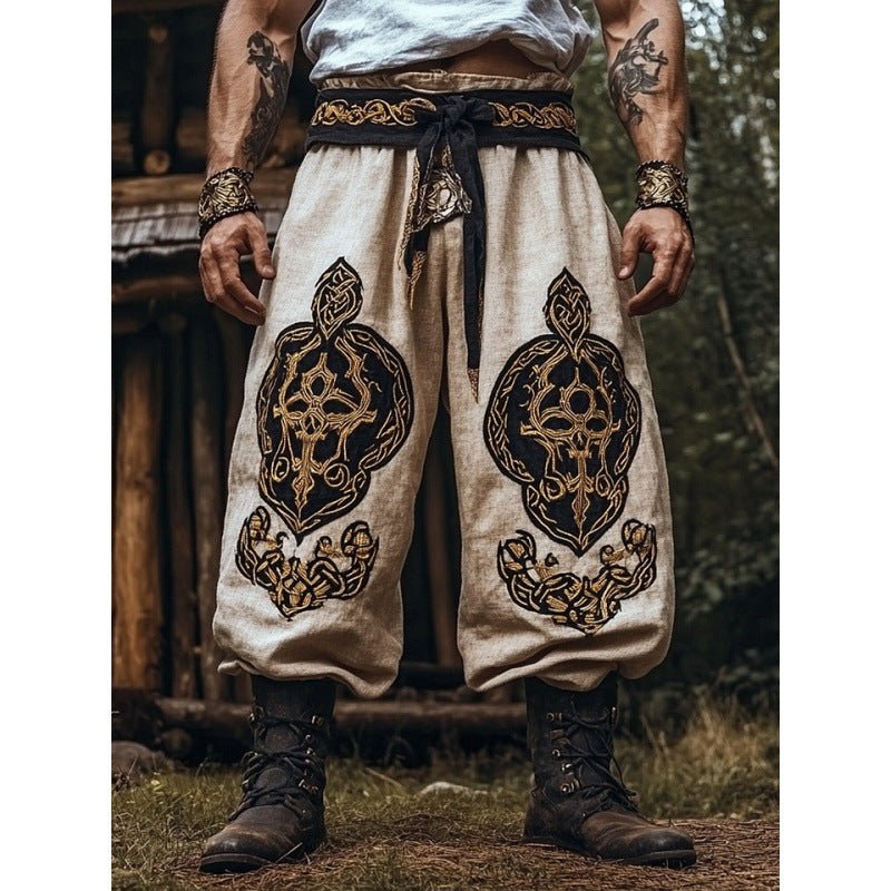 Mens Casual Stylish Loose-fitting Wide-leg Pants - RALO COLLECTION STUDIO