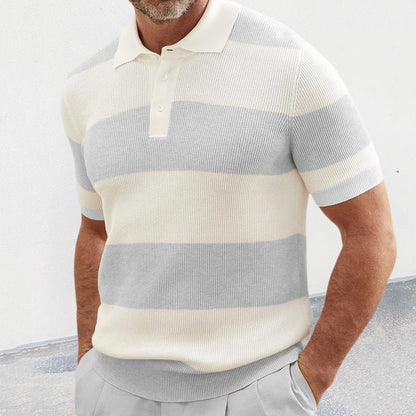Mens Clothing Summer Fashion Lapel Sweater Short Sleeve Men Clothing Men Wears - RALO COLLECTION STUDIO