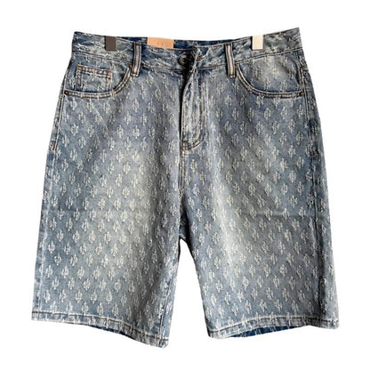 Mens Cropped Pants Summer Loose Straight Leg Trousers - RALO COLLECTION STUDIO