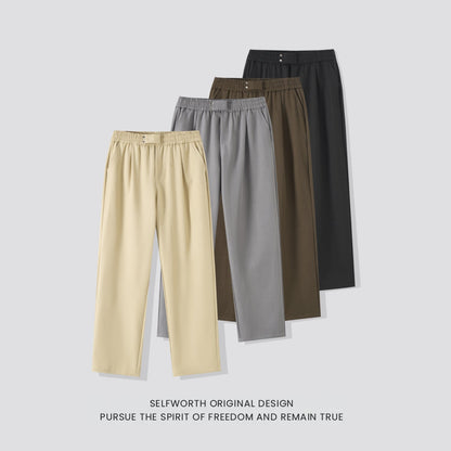 Mens Elastic Waist Casual Pants - RALO COLLECTION STUDIO